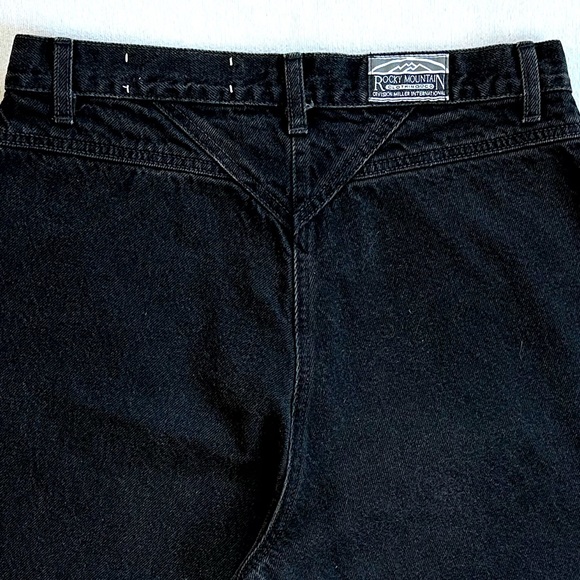 ROCKIES VTG 80s 90s BAREBACK HIGH RISE RELAXED FIT BLACK MOM JEANS. Sz 13/32 - Picture 4 of 12